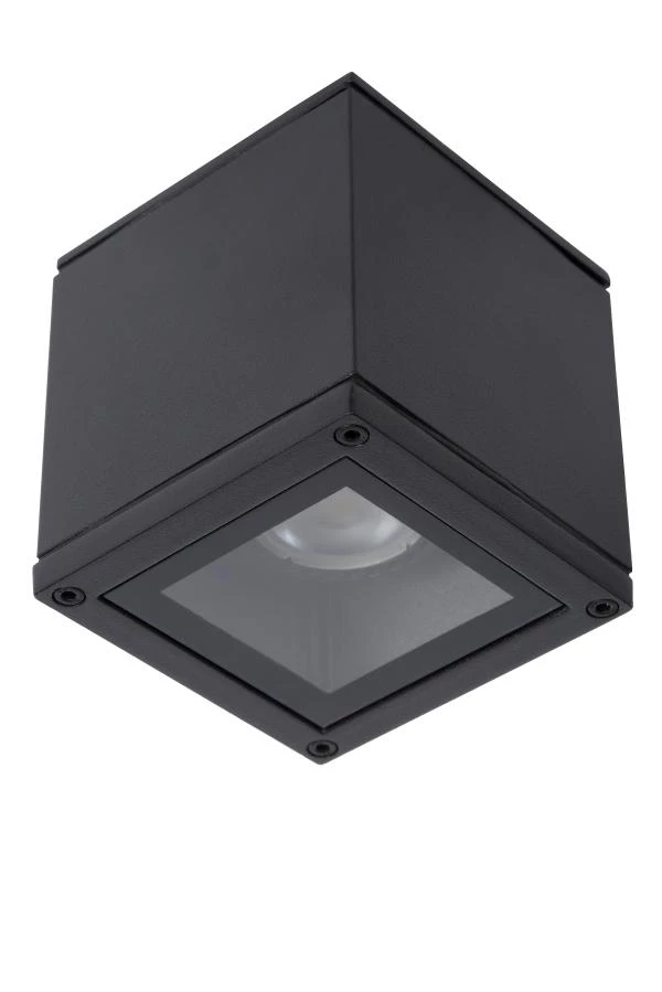 Lucide AVEN - Foco de techo Baño - 1xGU10 - IP65 - Negro - apagado